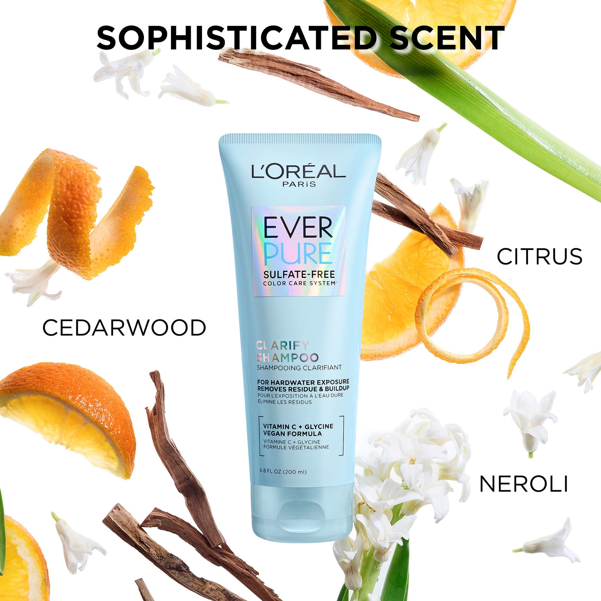 L'Oréal Paris EverPure Sulfate-Free Clarifying Shampoo, Scent and Perfume